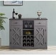 preview thumbnail 1 of 24, Contemporary X-door Wine Bar Cabinet