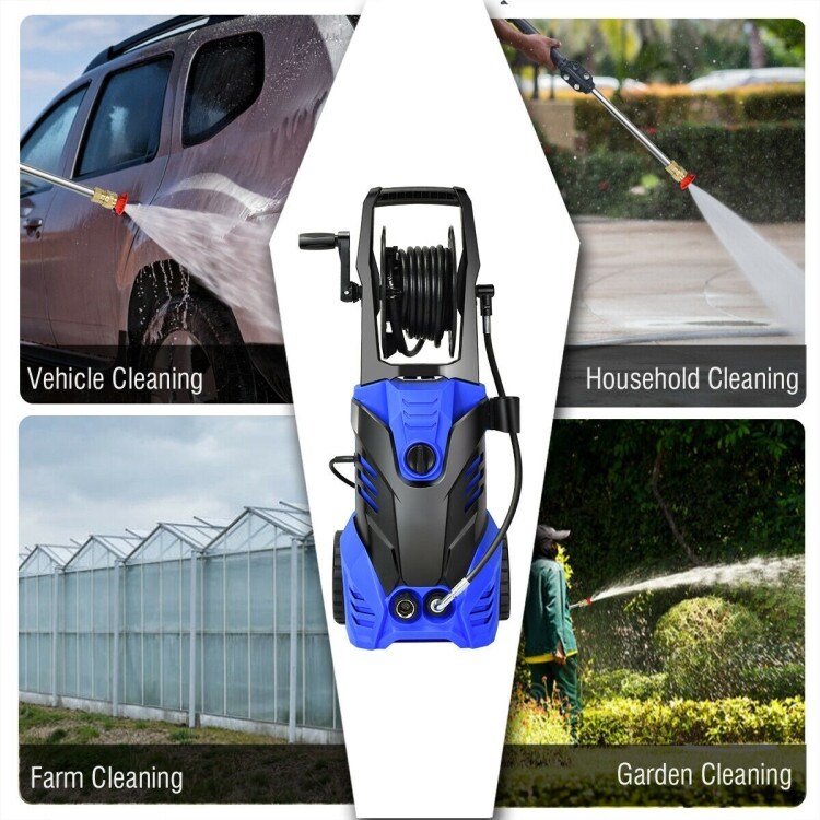 Enventor 2300 PSI Electric Portable Compact Powered Pressure Washer for  Cars, Patios, Driveways