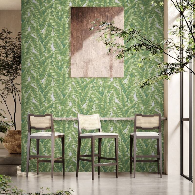 Botanical Exotic Plants Luxury Leaf Pattern Tropical Wallpaper