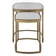 preview thumbnail 1 of 5, Uttermost Vista Gold Nesting Tables, Set Of 2 - 20"W x 24"H x 20"D