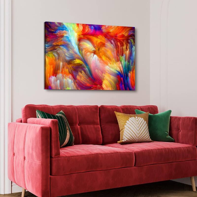 Abstract Colorful Canvas Wall Art