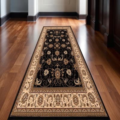HomeRoots Oriental Modern Runner Area Rug