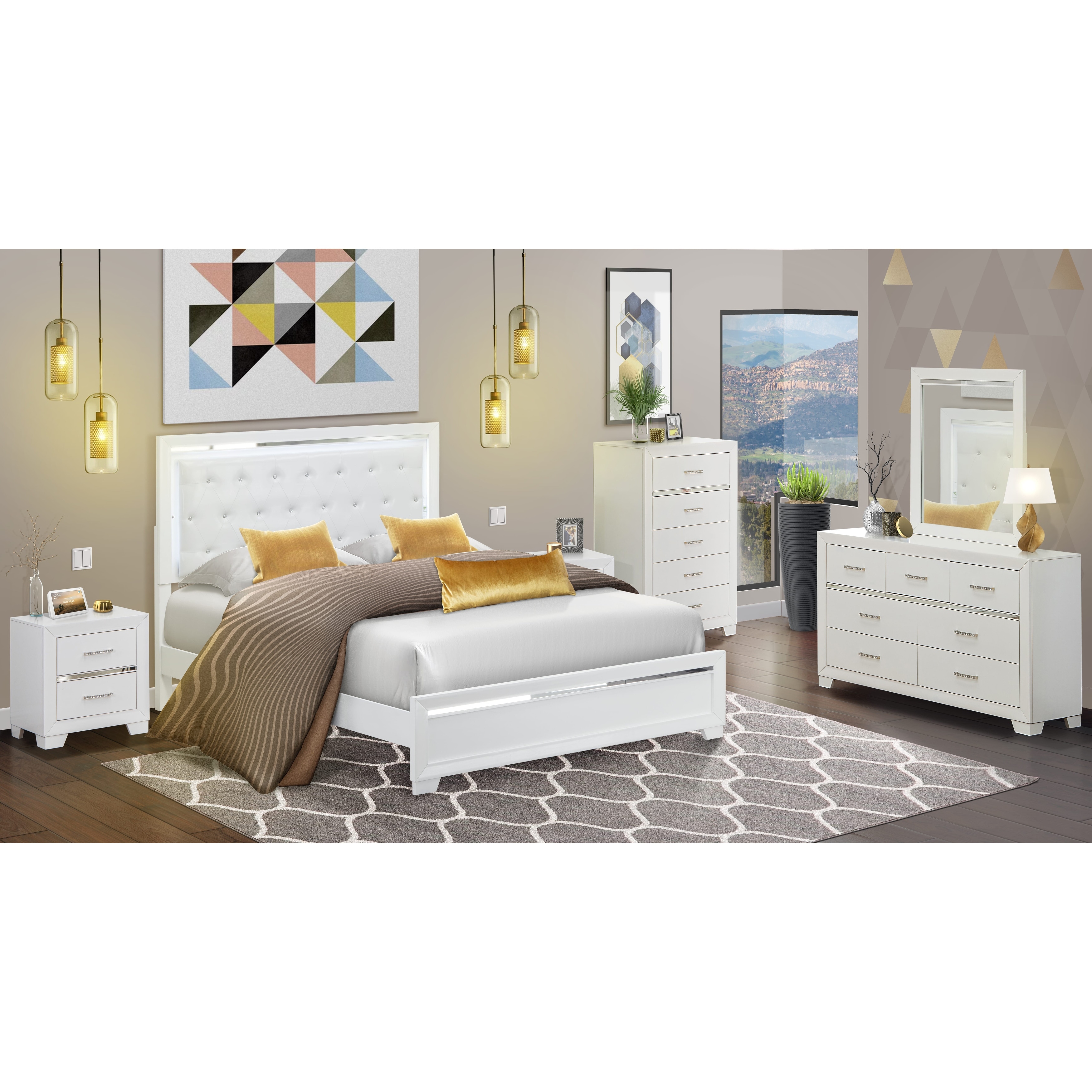 Dimora bedroom discount set white