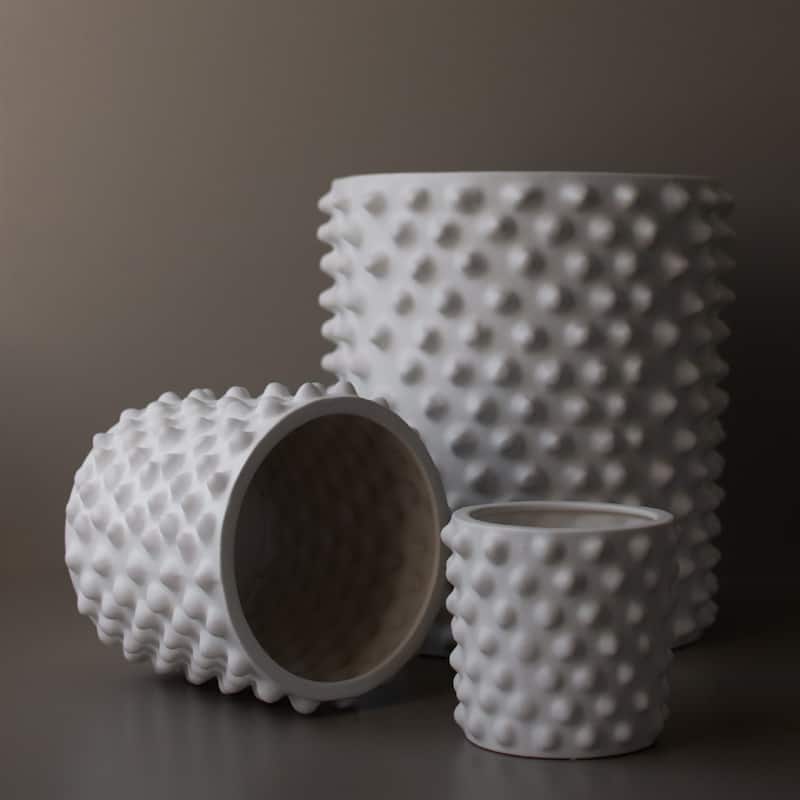 Sm. CLOUDY Planter White - White