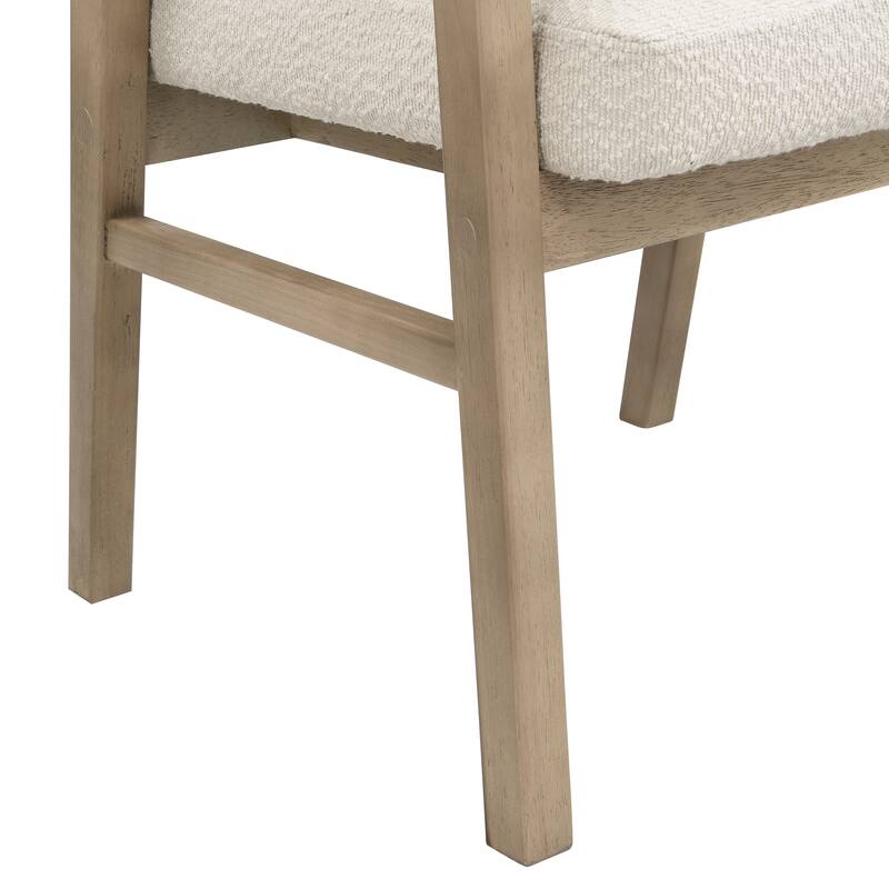 Christopher Knight Home - Nala Modern Upholstered Wood Dining Chair with Ergonomic Curved Back (Set of 2)