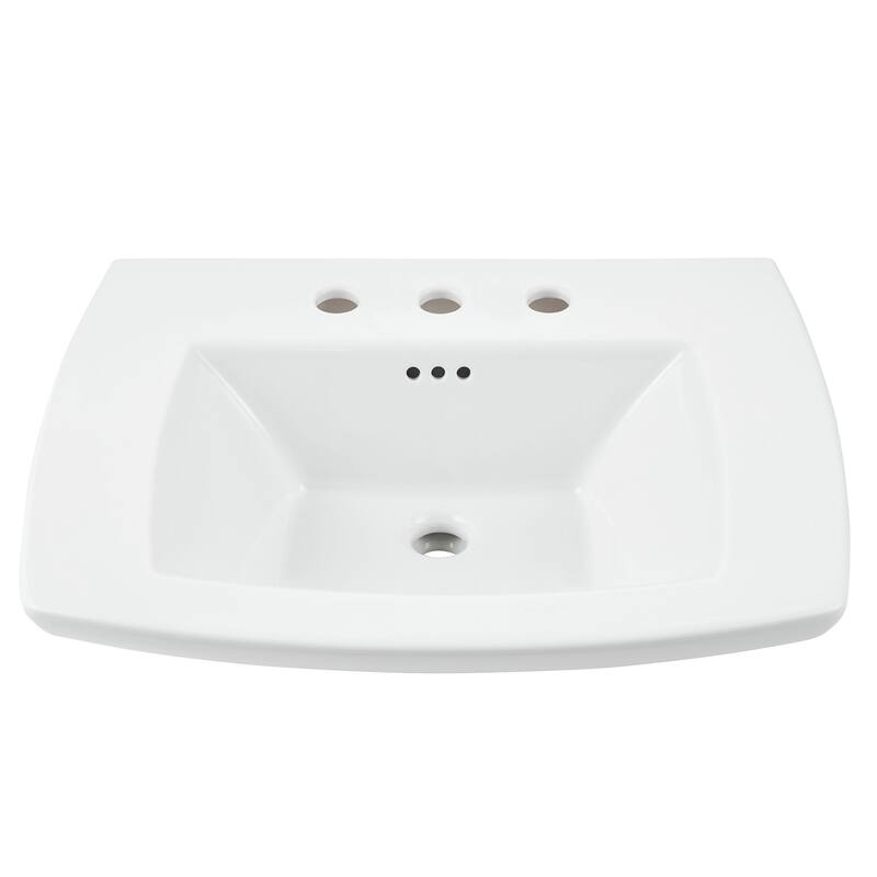 American Standard Edgemere Sink Top 8In Ctr -White (0445.008.020)