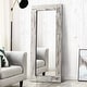 preview thumbnail 17 of 38, Rustic Wood Freestanding Full-length Floor Mirror