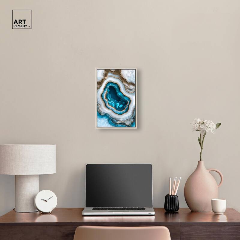 Gilded Geode Eye III Canvas by Art Remedy
