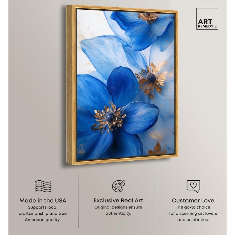 Twilight Teal Tint I Canvas by Art Remedy