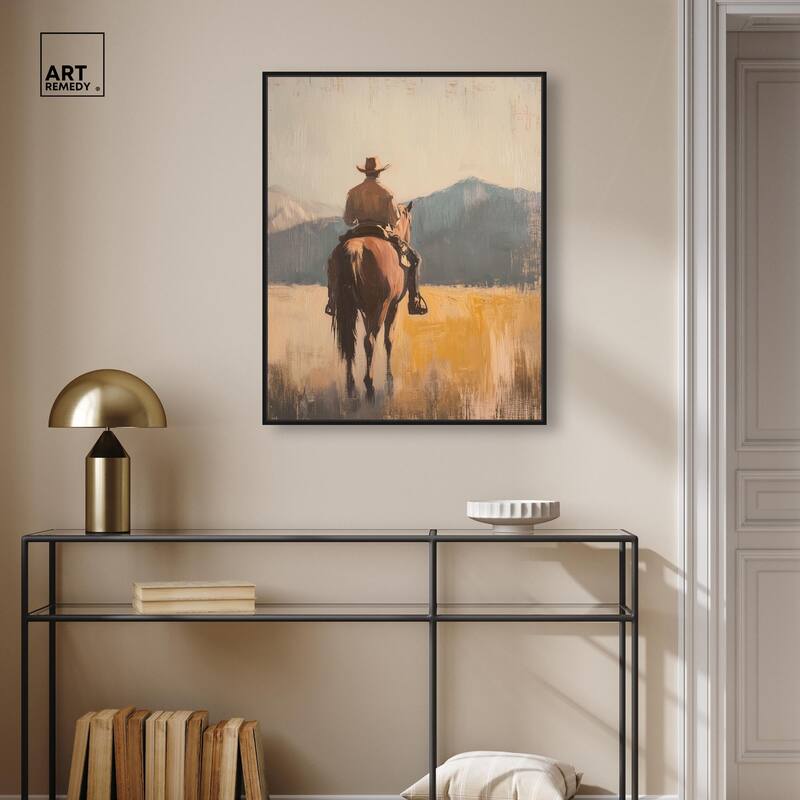 Long Ride Canvas by Art Remedy