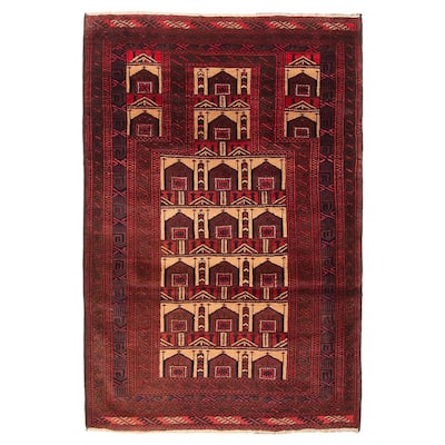 Teimani Beige Rug 3'1" x 4'7" - 3'1 x 4'7