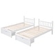 preview thumbnail 10 of 18, Reliable Safety Design Bunk Bed with Ladder and Drawers, Maximized Space, Full Over Twin & Twin, White