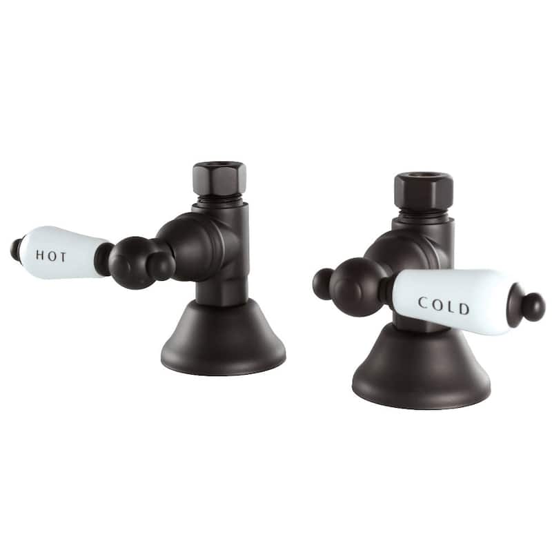 Kingston Brass Trimscape Straight Stop Shut Off Valve - Oil Rubbed Bronze