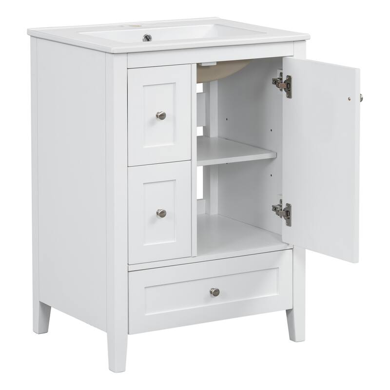 24 " Bathroom Vanity with Storage