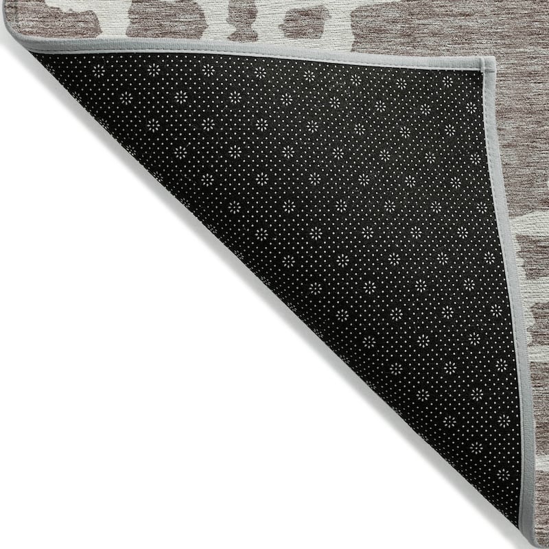 Machine Washable Indoor/ Outdoor Chantille Trellis Geo Rug