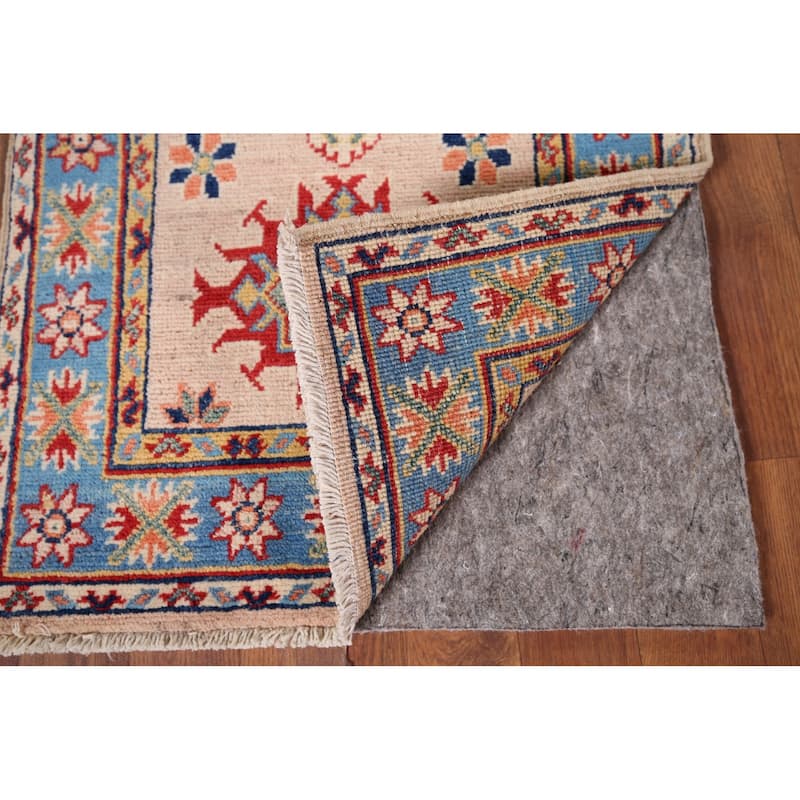 Kazak Oriental Accent Rug Hand-Knotted Wool Carpet - 1'11" x 3'0"