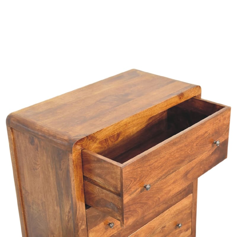 Artisan Furniture Solid Wood Aspen Chest, Brown, 3 Drawers - N/A