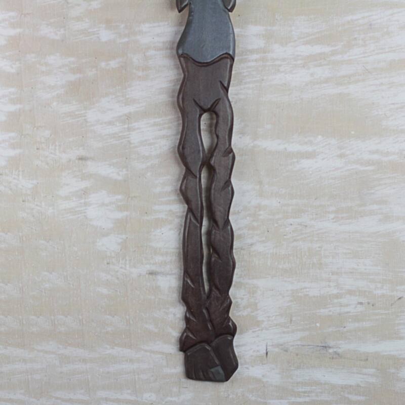 Novica Handmade Trumpeter Wood Wall Art