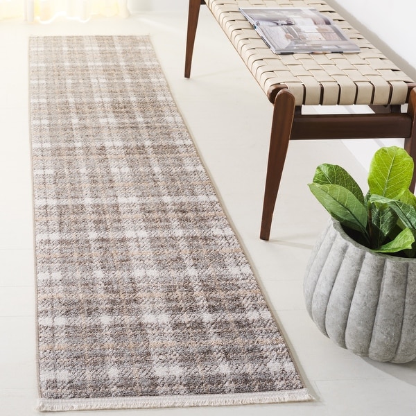 SAFAVIEH Oxford Plaids Dagmara Farmhouse Rug - On Sale - Bed Bath