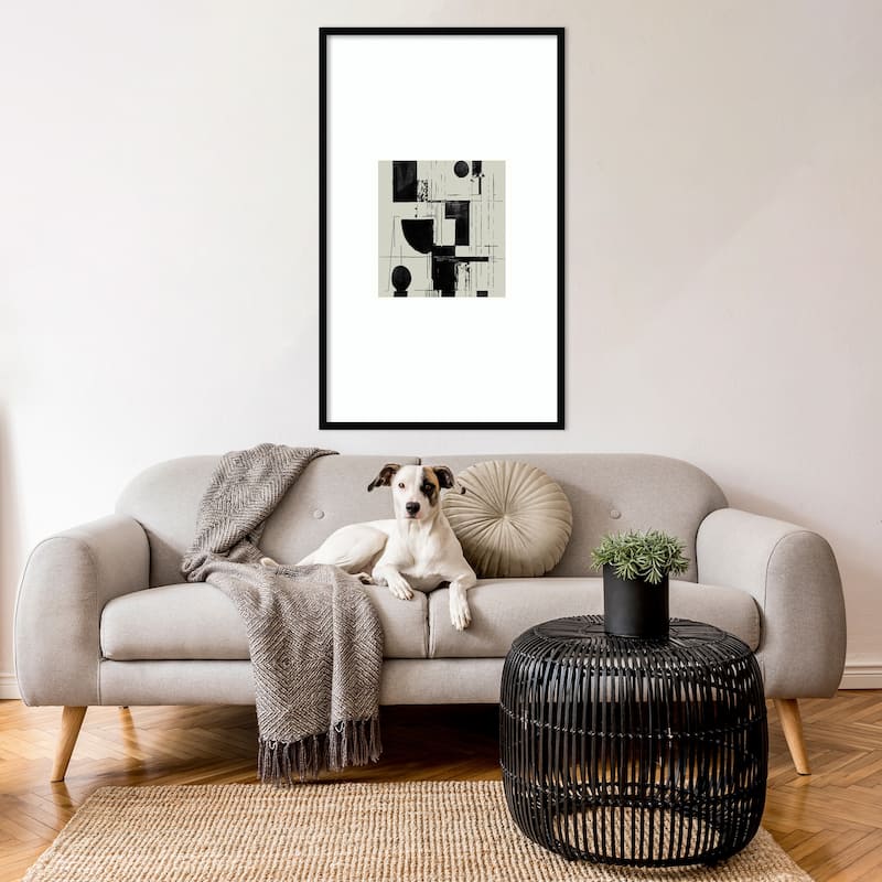 Interconnected No. 1 by Cartissi Wood Framed Wall Art Print