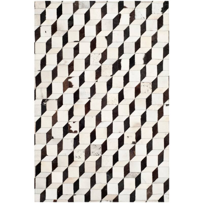 SAFAVIEH Handmade Studio Leather Spring Modern Leather Rug