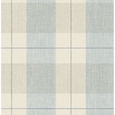 Seabrook Designs Newcastle Plaid Unpasted Wallpaper