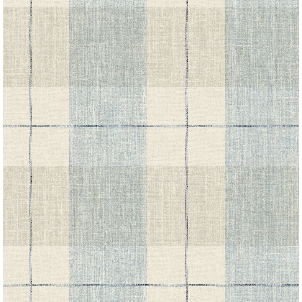 Seabrook Designs Newcastle Plaid Unpasted Wallpaper