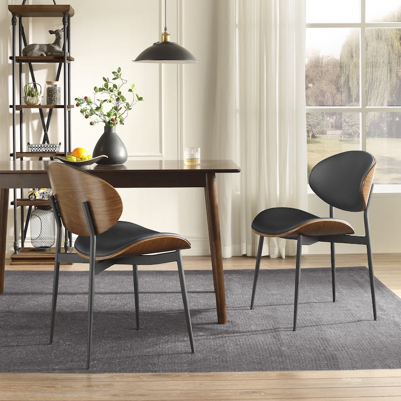 Art Leon Mid-century Modern Dining Chairs (Set of 2)