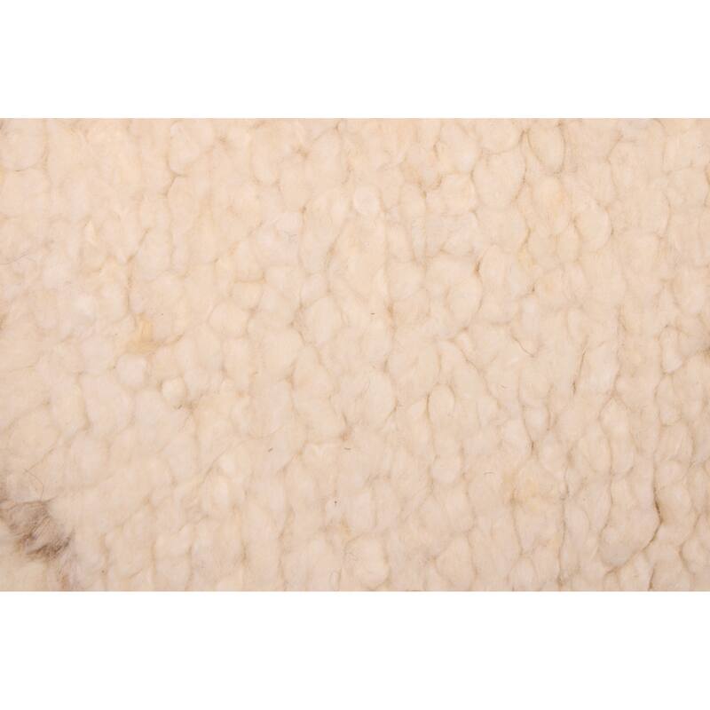 ECARPETGALLERY Hand-knotted Looma Cream Wool Rug - 8'1 x 10'3