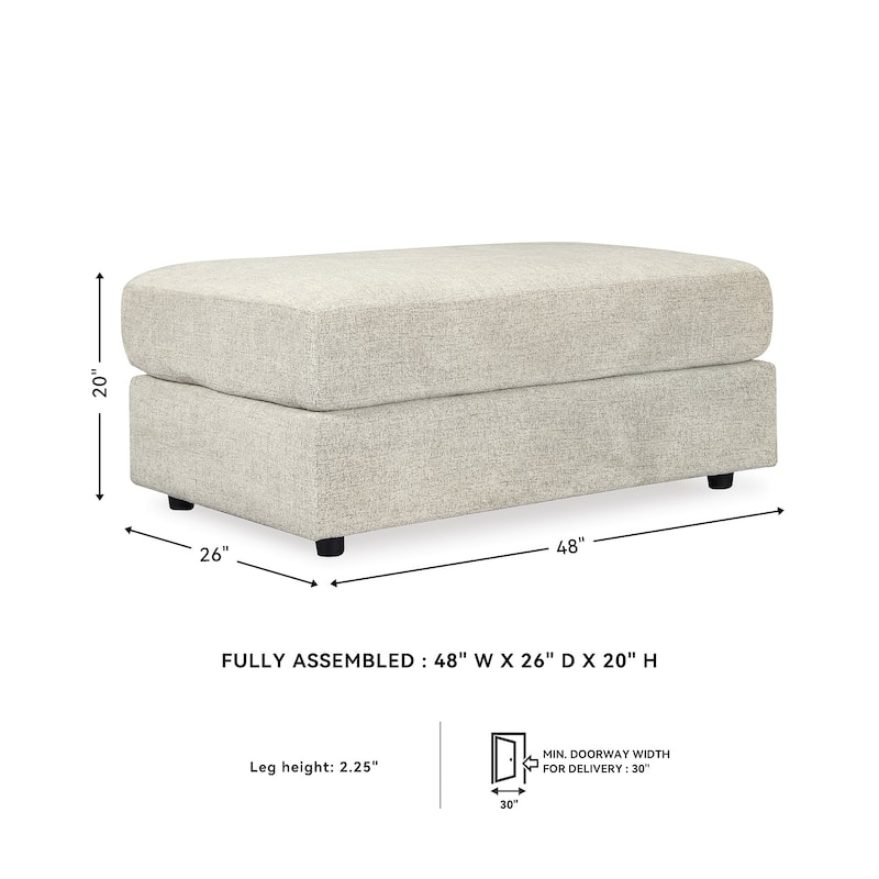 Signature Design by Ashley Soletren Stone Oversized Ottoman