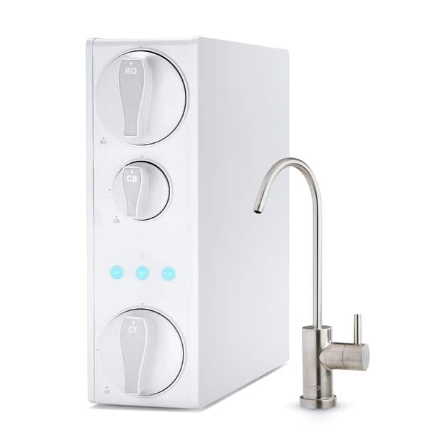slide 1 of 8, iSpring Tankless RO Reverse Osmosis Water Filter System, 500 GPD