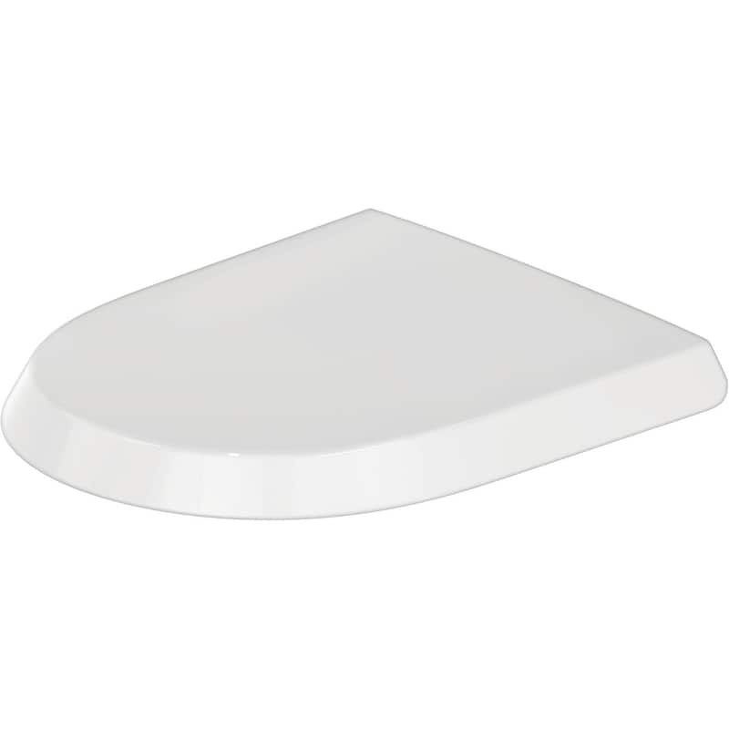 Duravit 002719 Qatego Elongated Toilet SeatQuick Release - White High Gloss