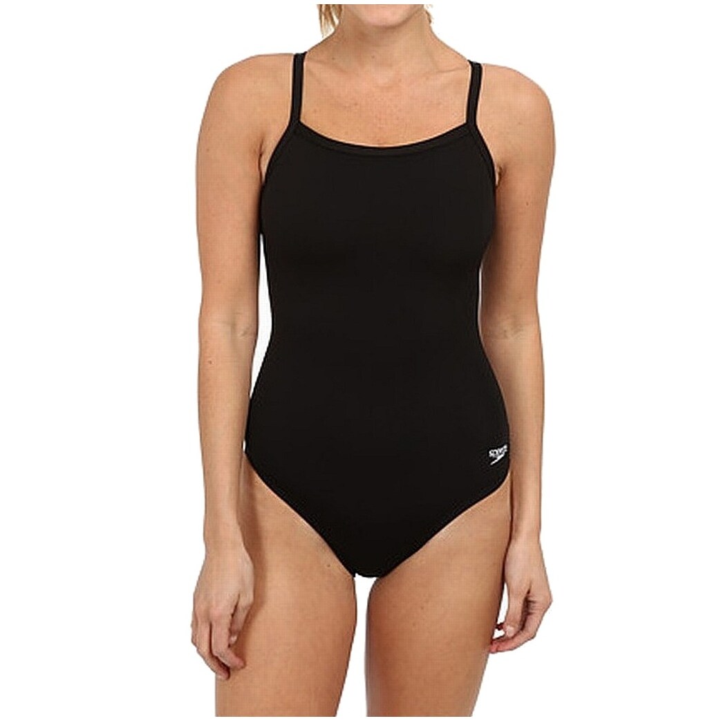 Speedo Deep Black Flyback Training Women S Size 6 One Piece Swimsuit On Sale Overstock Speedo Deep Black Flyback Training Women S Size 6 One Piece Swimsuit On Sale Overstock