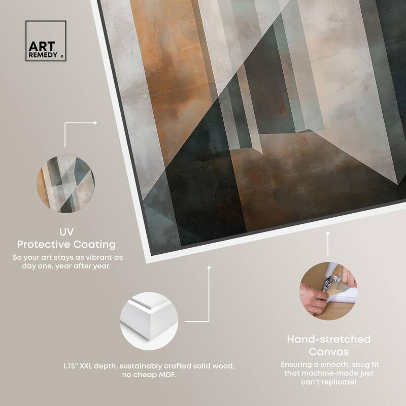 Spatial Geometry Canvas by Art Remedy