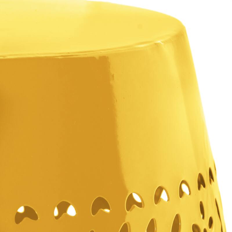 Christopher Knight Home - Ruby Indoor/Outdoor 12-Inch Lace Cut Iron Side Table