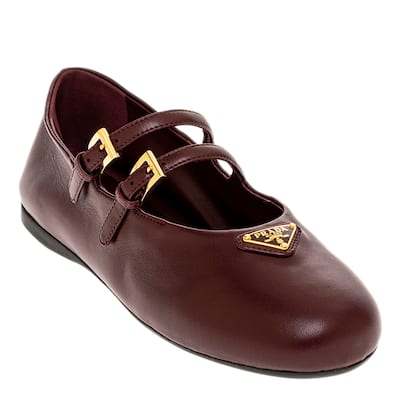 Prada Nappa Leather Ballerinas