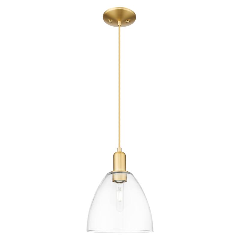 Innovations Lighting Endless Possibilities Arcadia - Bristol - 1 Light 9" Cord Hung Mini Pendant - Clear/Satin Gold
