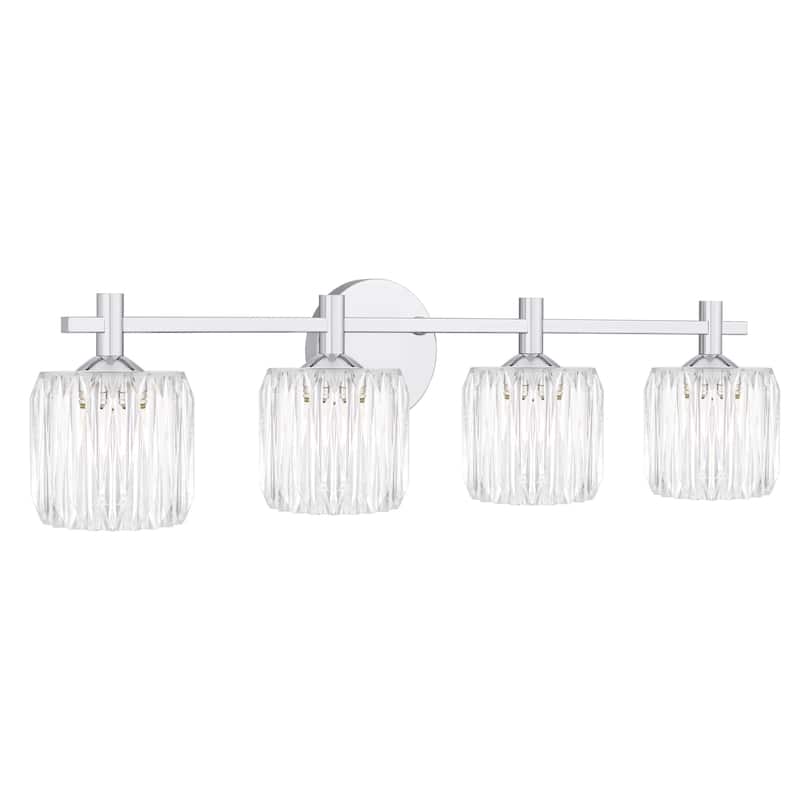 Spade 4-Light Polished Chrome Bath Light