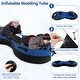 preview thumbnail 12 of 21, Goplus 80" 2-Person Heavy-Duty Inflatable Snow Tube for Sledding with