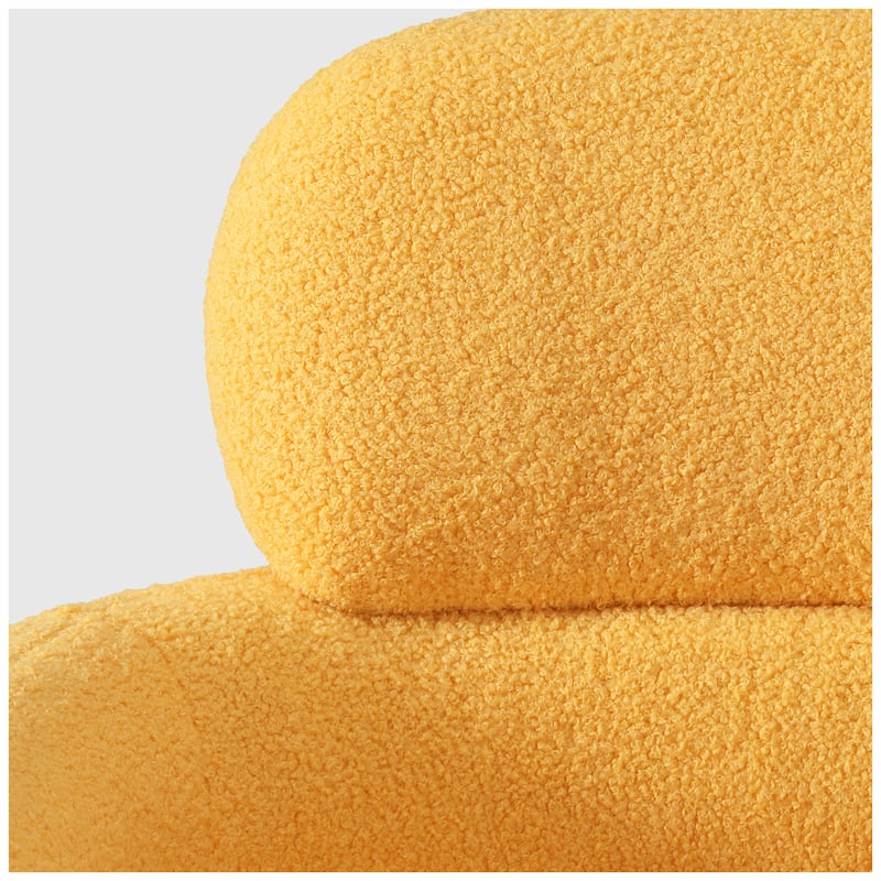 Bayville 29" Wide Sherpa Swivel Chair