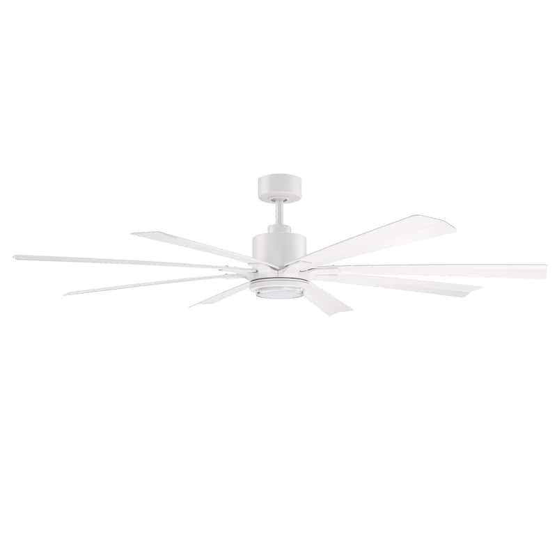 Size Matters Indoor or Outdoor 8-Blade 65in Smart Ceiling Fan - 65
