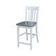 preview thumbnail 69 of 148, Copper Grove Wistman Bar Stool White/Heather Gray - Counter height