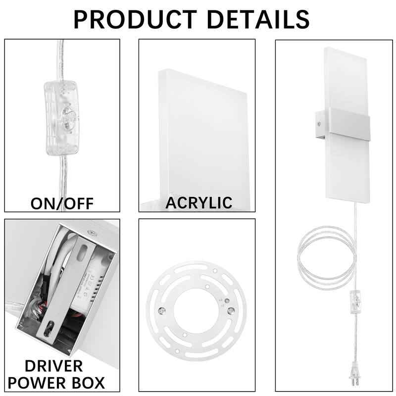 2-Light Brush Aluminium Wallchiere Sconce Light Set of 2