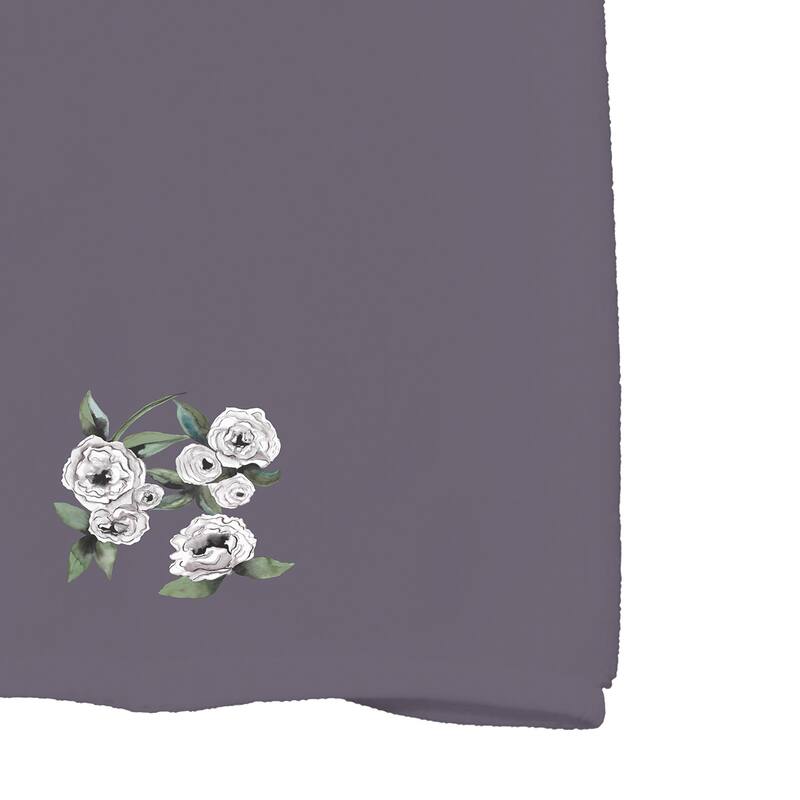 Radiant Rose 18 x 30 Inch Floral Print Hand Towel