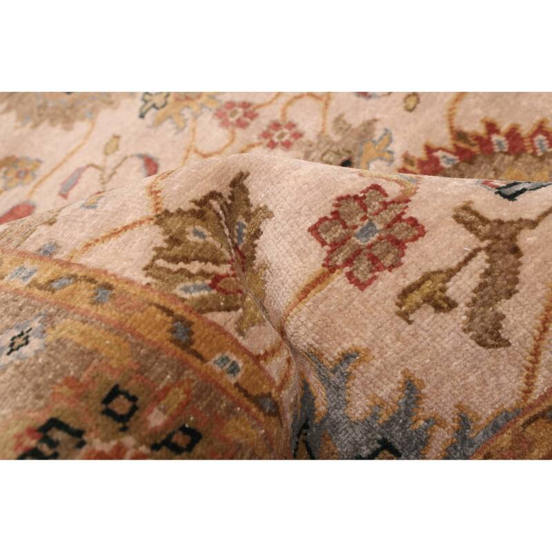 ECARPETGALLERY Hand-knotted Jules Serapi Ivory Wool Rug - 3'11 x 5'11