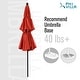 preview thumbnail 9 of 21, PHI VILLA 10ft 3 Tier Auto-tilt Patio Umbrella Outdoor Double Vented Umbrella