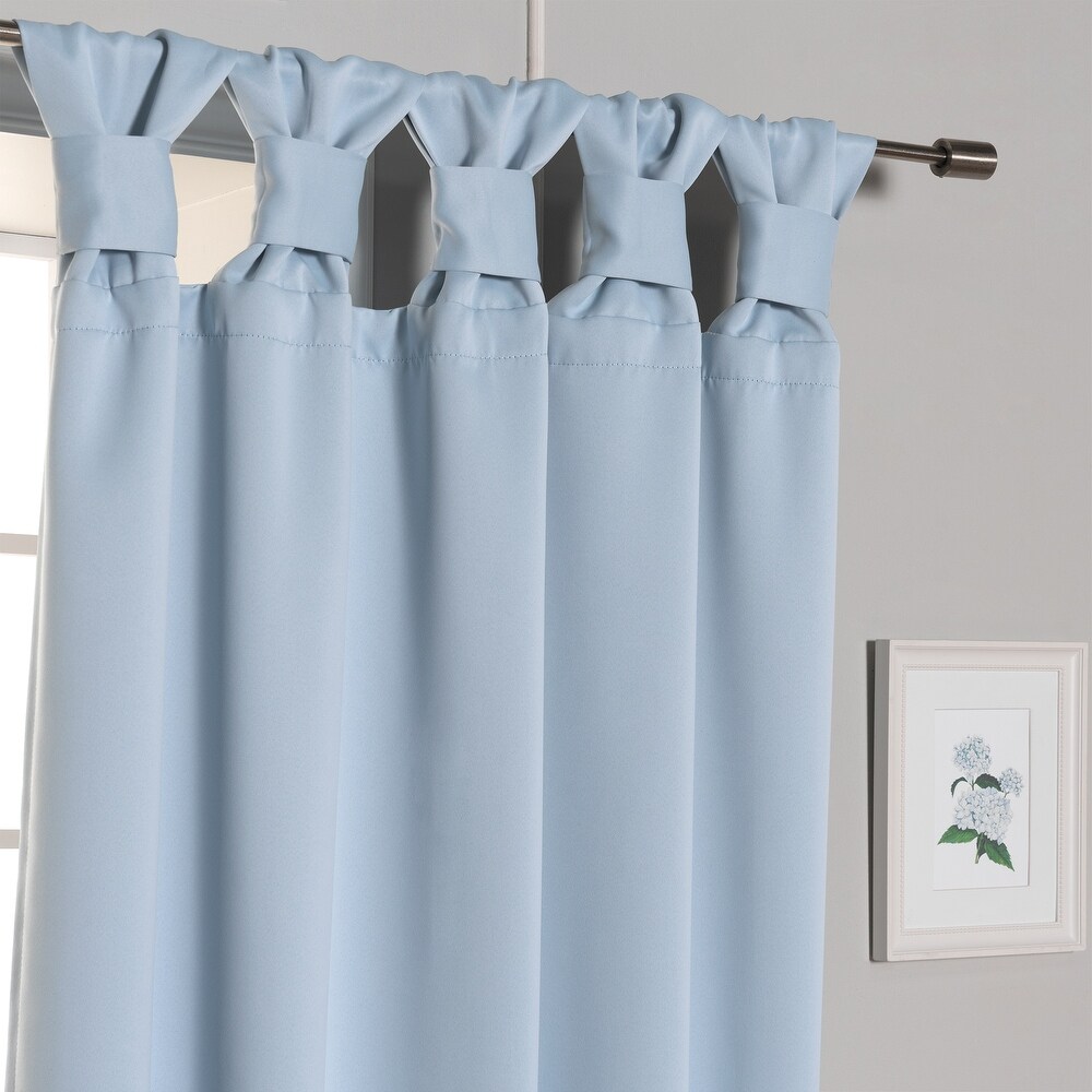Blue TieTop Curtains Bed Bath & Beyond