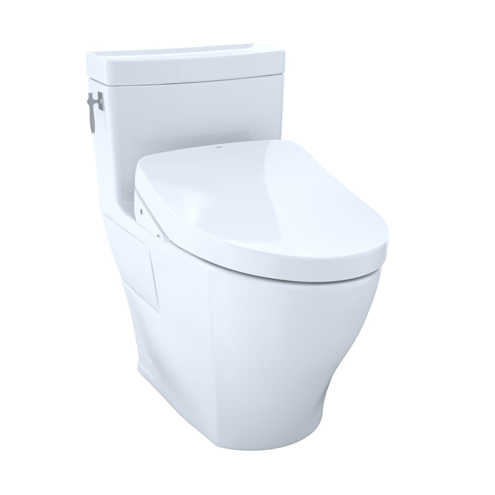 Shop Toto Mw6263046cefg Aimes 1 28 Gpf One Piece Elongated Toilet