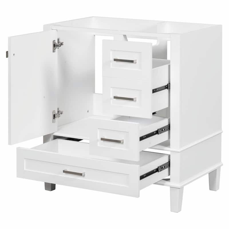 30" Modern Bathroom Vanity with Sink, Storage Cabinet