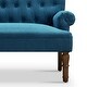 preview thumbnail 26 of 70, Moser Bay Arete Upholstered Tufted Settee Chesterfield Style Loveseat, Velvet or Linen